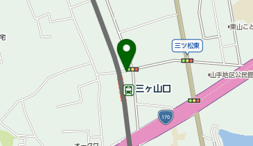 貝塚警察署三ツ松交番の地図画像