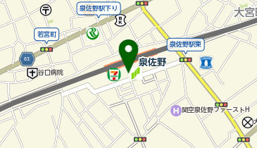 泉佐野警察署泉佐野駅前交番の地図画像