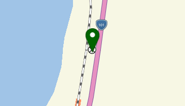 鰺ケ沢警察署大間越駐在所の地図画像