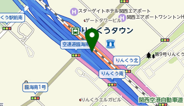 泉佐野警察署りんくうタウン駅前交番の地図画像