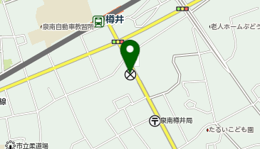 泉南警察署樽井駅前交番の地図画像