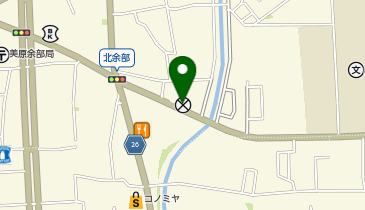 黒山警察署余部交番の地図画像