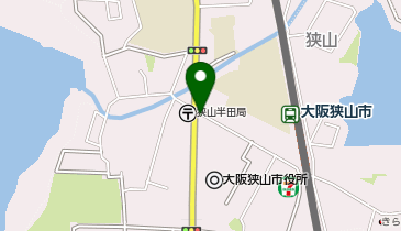 黒山警察署半田交番の地図画像