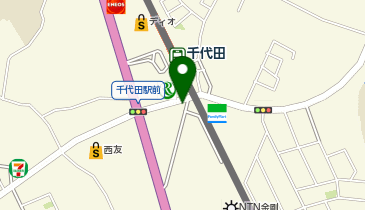 河内長野警察署千代田駅前交番の地図画像