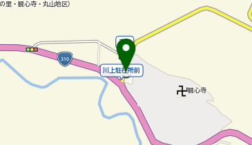 河内長野警察署川上駐在所の地図画像