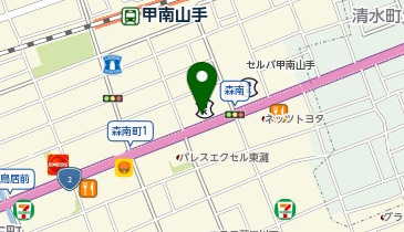 東灘警察署森交番の地図画像