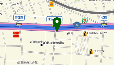 東灘警察署呉田交番の地図画像