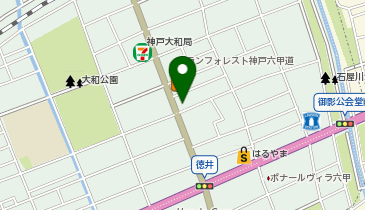 灘警察署徳井交番の地図画像