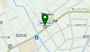 灘警察署篠原北町交番の地図画像