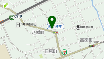 灘警察署八幡交番の地図画像