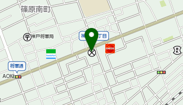 灘警察署六甲交番の地図画像