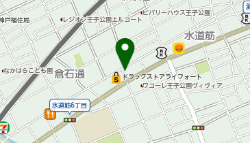 灘警察署水道筋交番の地図画像