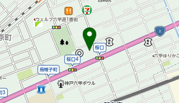 灘警察署桜口交番の地図画像