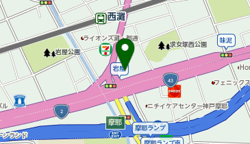 灘警察署西灘交番の地図画像