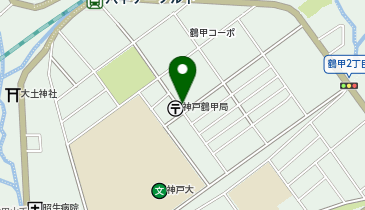 灘警察署鶴甲交番の地図画像