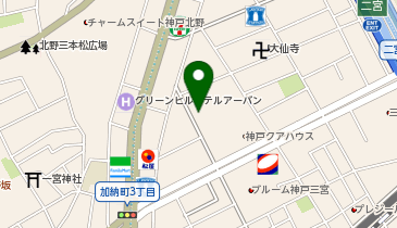 葺合警察署二宮交番の地図画像