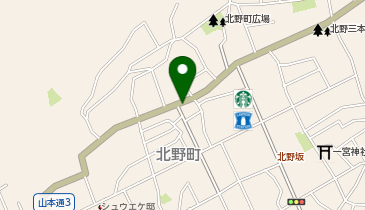 生田警察署北野交番の地図画像