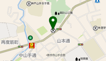 生田警察署諏訪山交番の地図画像