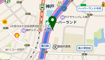 生田警察署ハーバーランド交番の地図画像