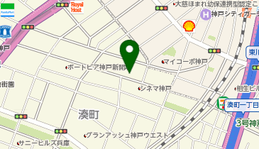 兵庫警察署新開地交番の地図画像