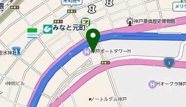 神戸水上警察署中突堤交番の地図画像