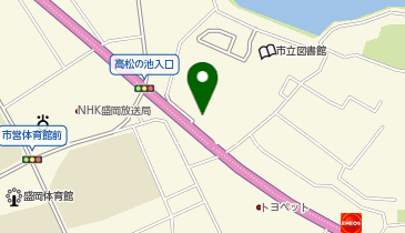 盛岡東警察署上田交番の地図画像