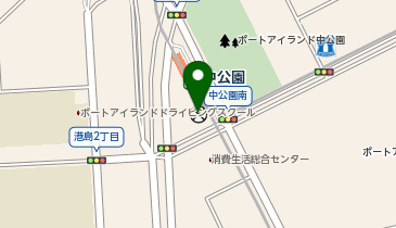 神戸水上警察署ポートアイランド交番の地図画像