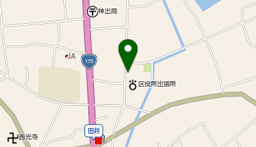 神戸西警察署神出交番の地図画像