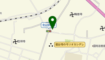 盛岡東警察署北山交番の地図画像