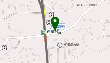 神戸北警察署鈴蘭台交番の地図画像