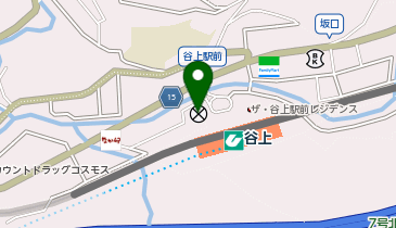 神戸北警察署谷上駅前交番の地図画像