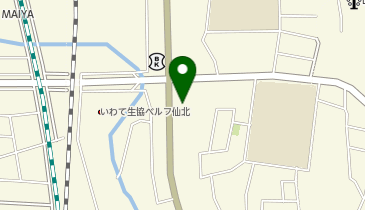 盛岡東警察署仙北町交番の地図画像