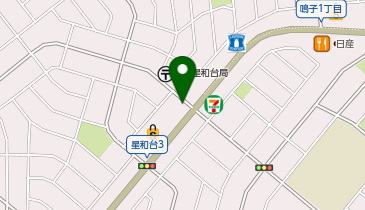 神戸北警察署星和台交番の地図画像