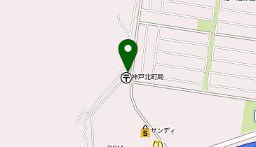 神戸北警察署日の峰交番の地図画像