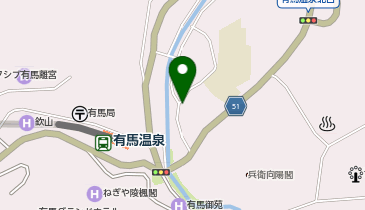 有馬警察署有馬交番の地図画像