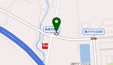 有馬警察署長尾交番の地図画像