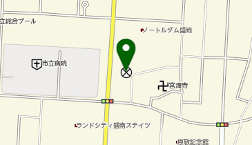 盛岡東警察署おおみや交番の地図画像