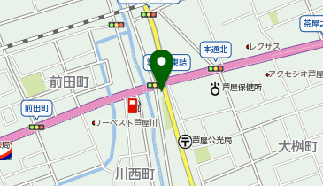 芦屋警察署業平橋交番の地図画像