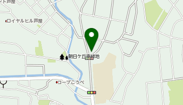 芦屋警察署岩園交番の地図画像