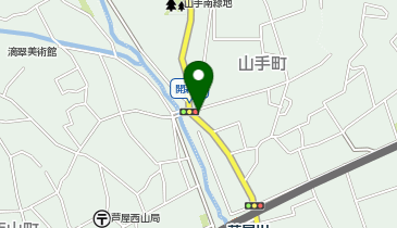 芦屋警察署山芦屋交番の地図画像