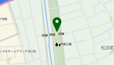 芦屋警察署浜芦屋交番の地図画像