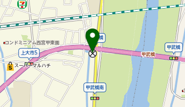 西宮警察署甲武橋交番の地図画像