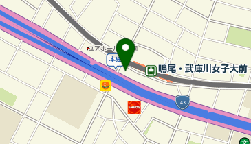 甲子園警察署本郷交番の地図画像