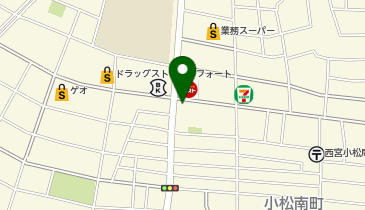 甲子園警察署小松交番の地図画像