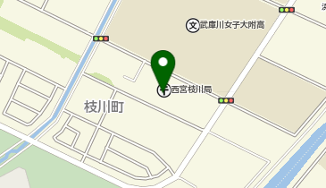 甲子園警察署枝川交番の地図画像