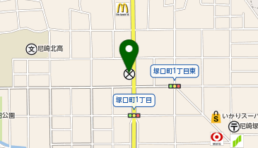 尼崎北警察署塚口西交番の地図画像