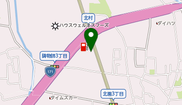 伊丹警察署北村交番の地図画像