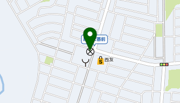 川西警察署緑台交番の地図画像