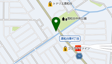 川西警察署清和台交番の地図画像