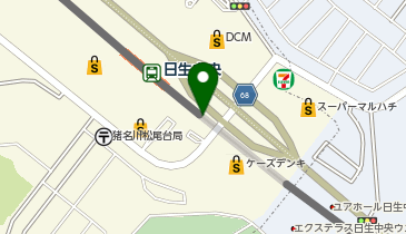 川西警察署日生中央交番の地図画像